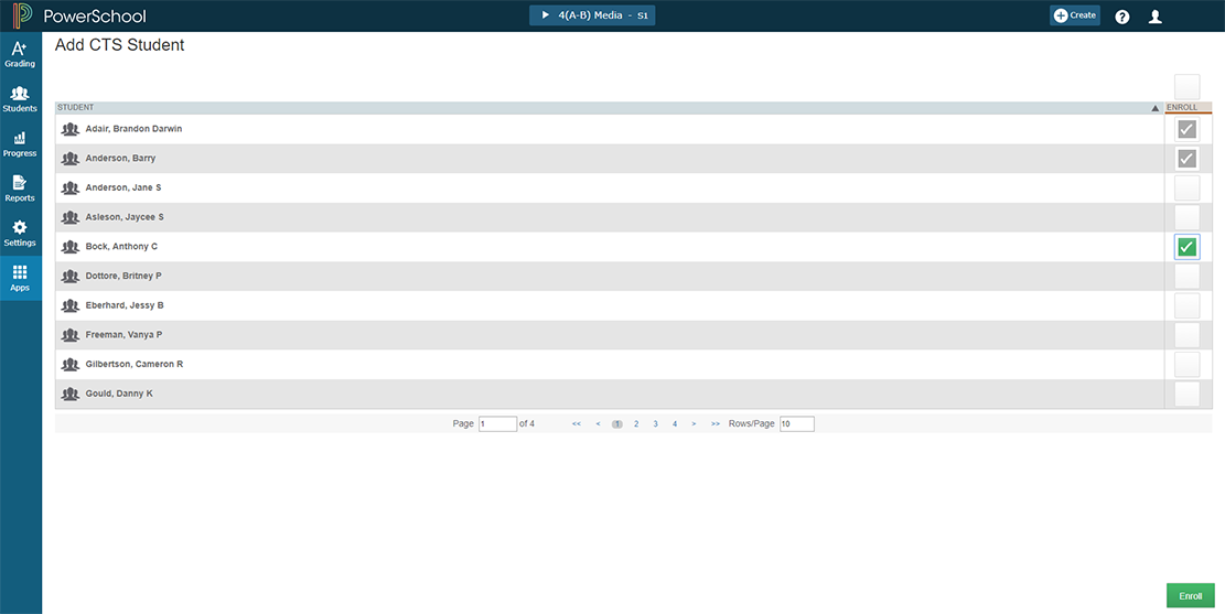 PowerSchool CTS - Career and Technology Studies
